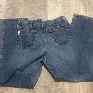 Cinch Jeans Mens 34X32 Blue Straight Leg Denim Western EUC